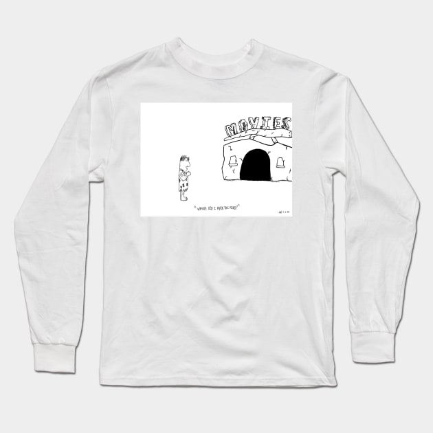 Where did I park the dino? Long Sleeve T-Shirt by Blaze Designs